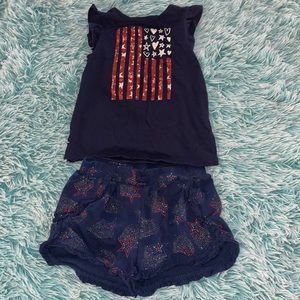 Fourth of July Toddler Outfit 4T